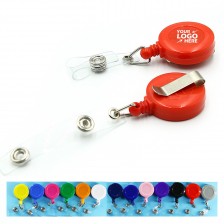 Round Shape Retractable Badge Reel
